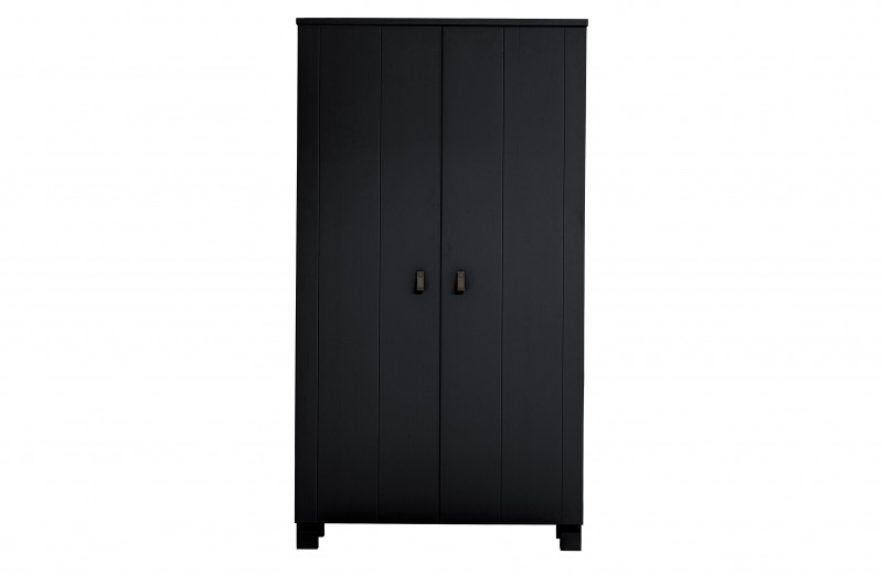 WARDROBE PLACK PINE 2 DOORS - CABINETS, SHELVES